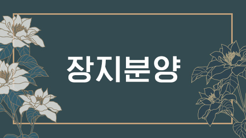 장지분양